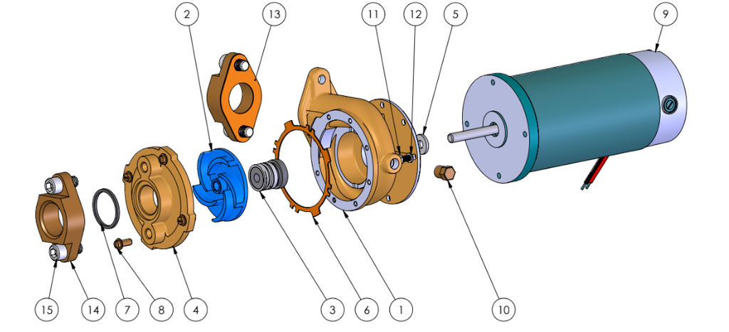 [MP28916] Circulator Pump 24V BR cooling