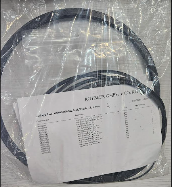 [RO4000002976] Rotzler TH-5 / TC-3 / TC-5 COMPLETE SEAL KIT