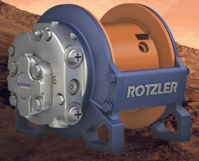 [ROTI-5-GM085-CW] Winch Rotzler TI-5 CW 85cc - Capacity 12 300 lb   75GPM - 2900 psi