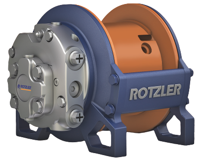 [ROTI-1-GM016-CC] Treuil TI-1 CC 16cc - Capacité 2850 lb   11GPM - 3100 psi (quincaillerie en SS et double couche de peinture)